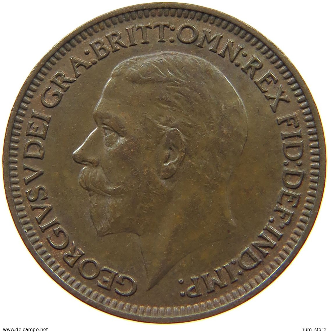 GREAT BRITAIN FARTHING 1936 George VI. (1936-1952) #a093 0495 - B. 1 Farthing