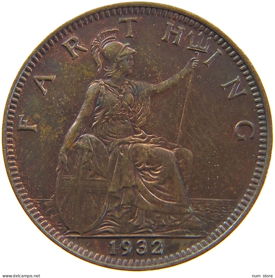 GREAT BRITAIN FARTHING 1932 George V. (1910-1936) #c064 0107 - B. 1 Farthing