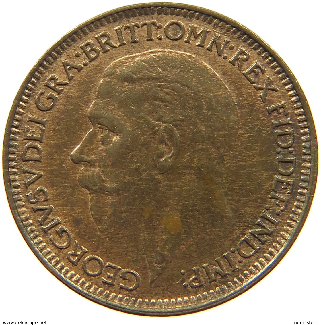 GREAT BRITAIN FARTHING 1932 George V. (1910-1936) #s008 0069 - B. 1 Farthing