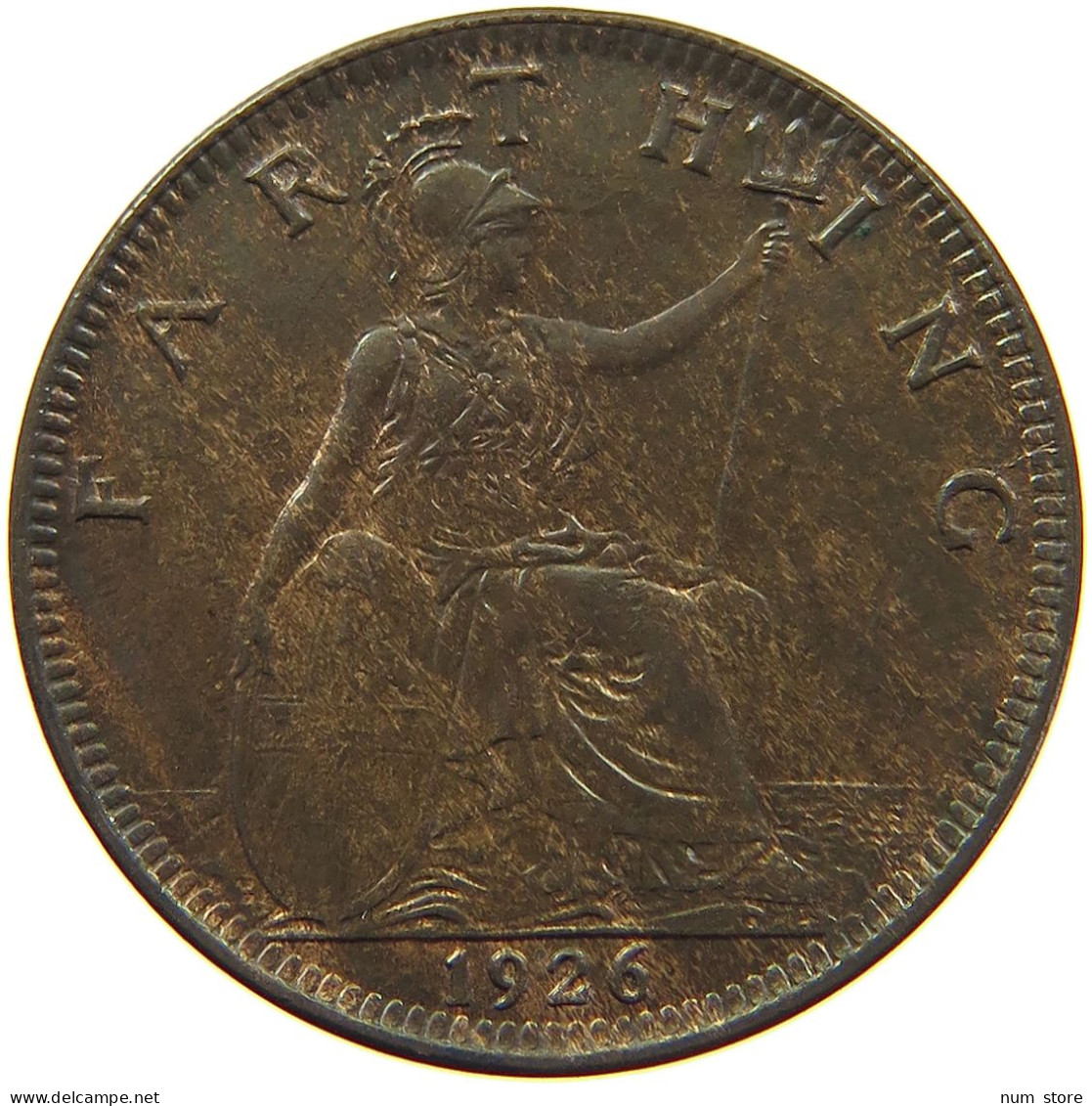 GREAT BRITAIN FARTHING 1926 George V. (1910-1936) #s008 0095 - B. 1 Farthing