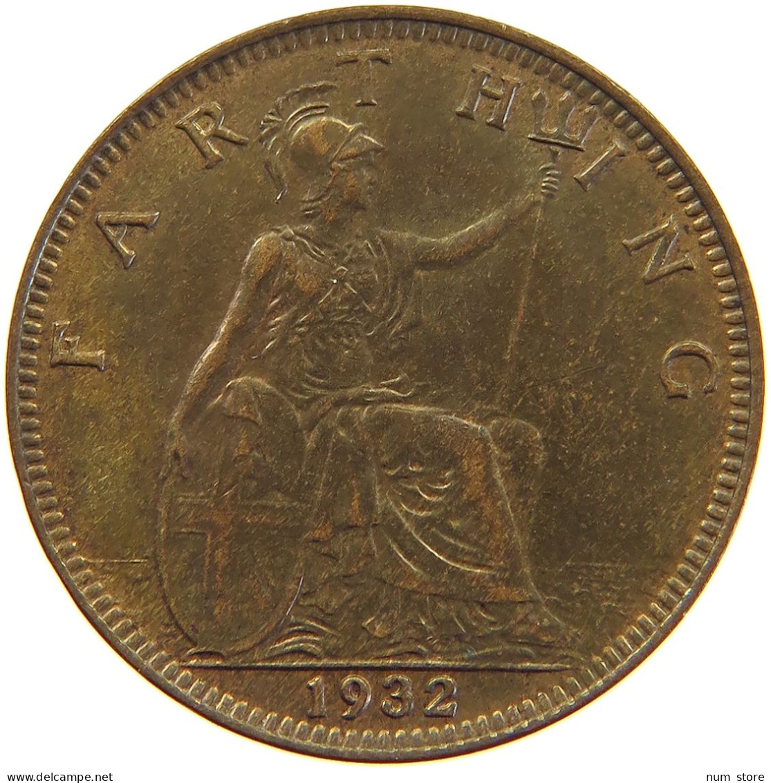 GREAT BRITAIN FARTHING 1932 George V. (1910-1936) #c050 0323 - B. 1 Farthing