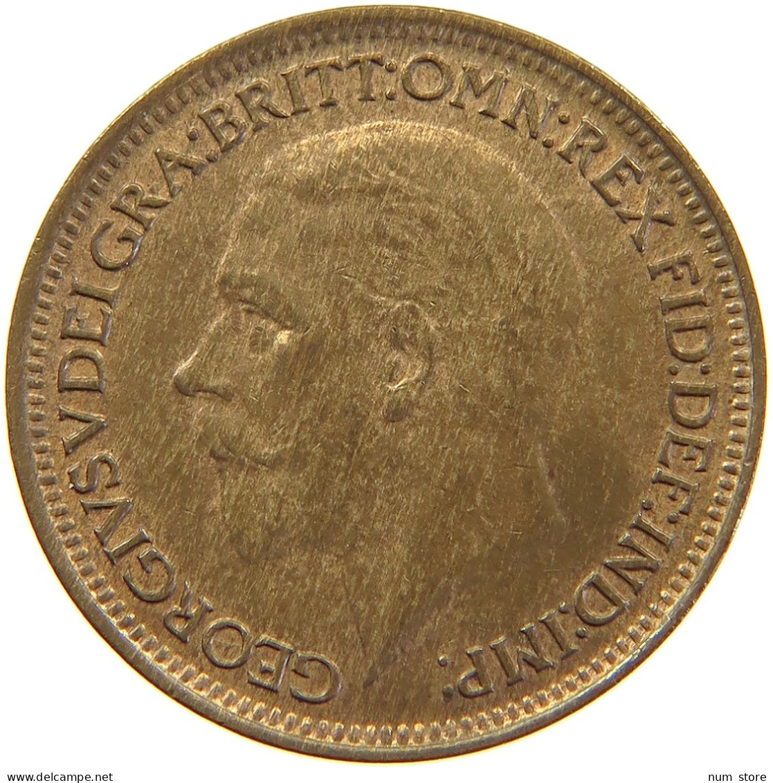 GREAT BRITAIN FARTHING 1928 George V. (1910-1936) #c063 0281 - B. 1 Farthing