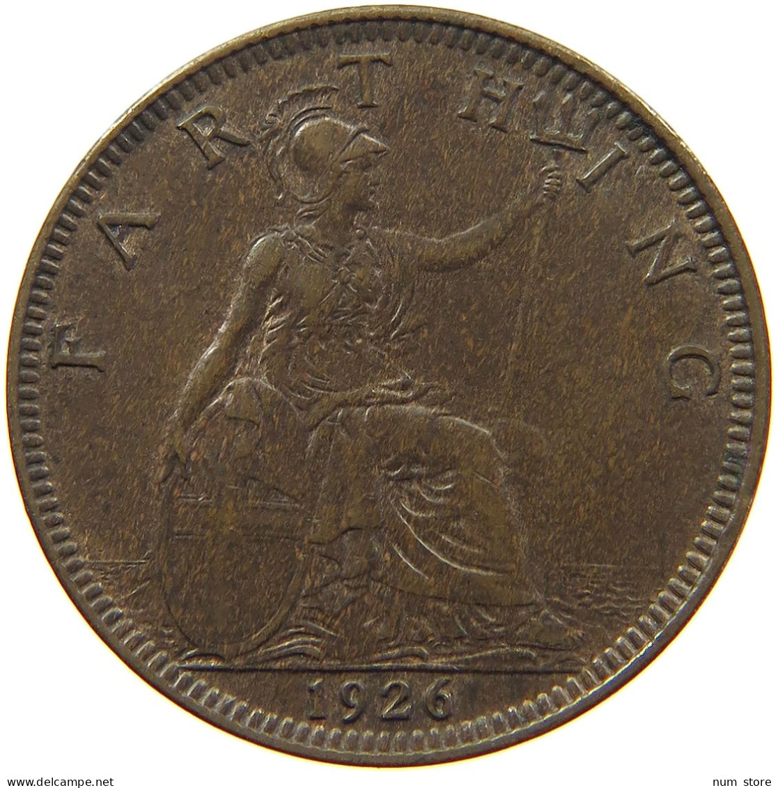 GREAT BRITAIN FARTHING 1926 George V. (1910-1936) #c063 0751 - B. 1 Farthing