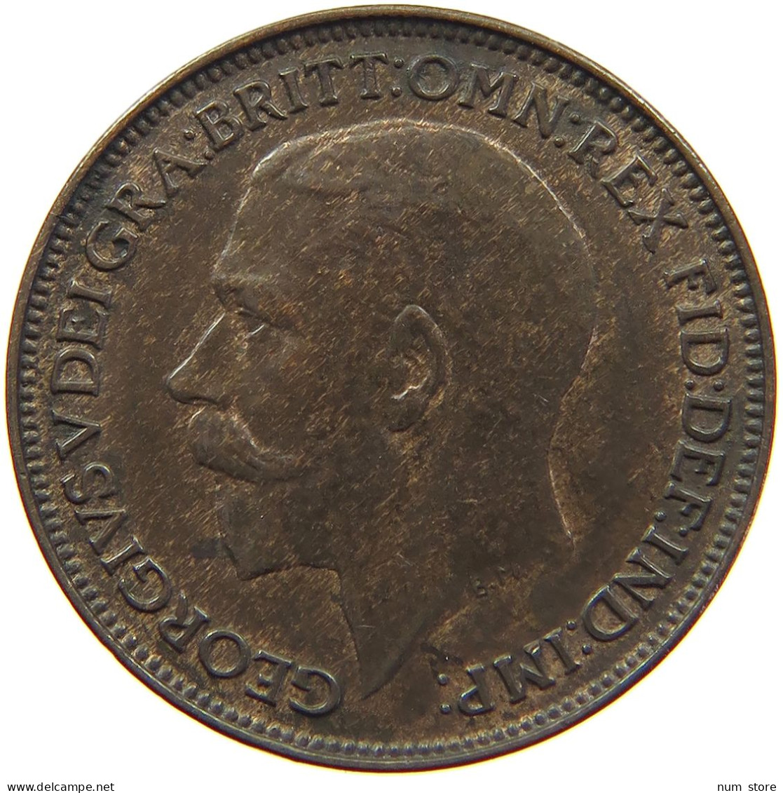 GREAT BRITAIN FARTHING 1925 George V. (1910-1936) #s008 0131 - B. 1 Farthing