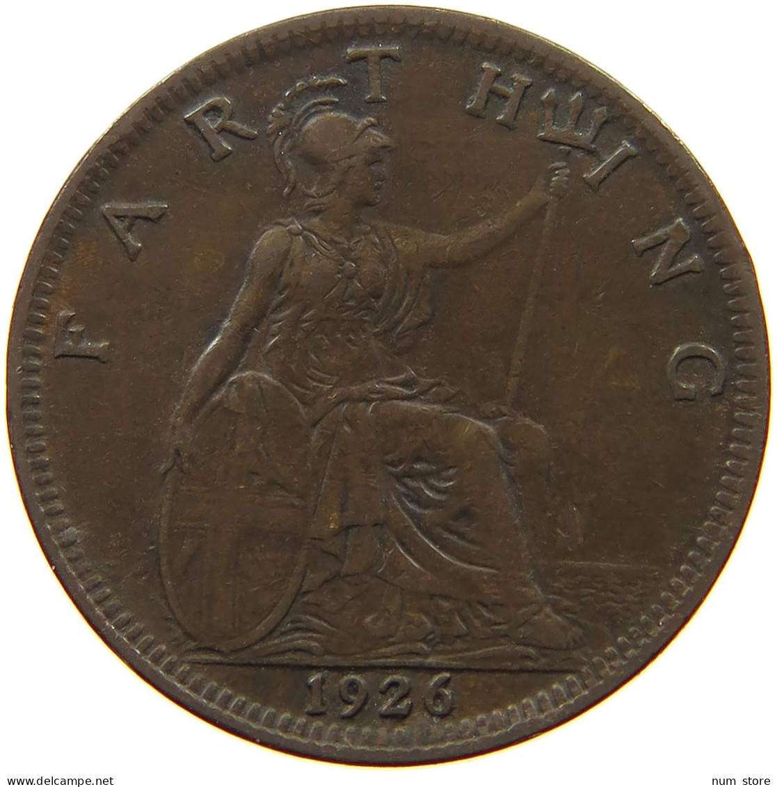 GREAT BRITAIN FARTHING 1926 George V. (1910-1936) #a093 0603 - B. 1 Farthing