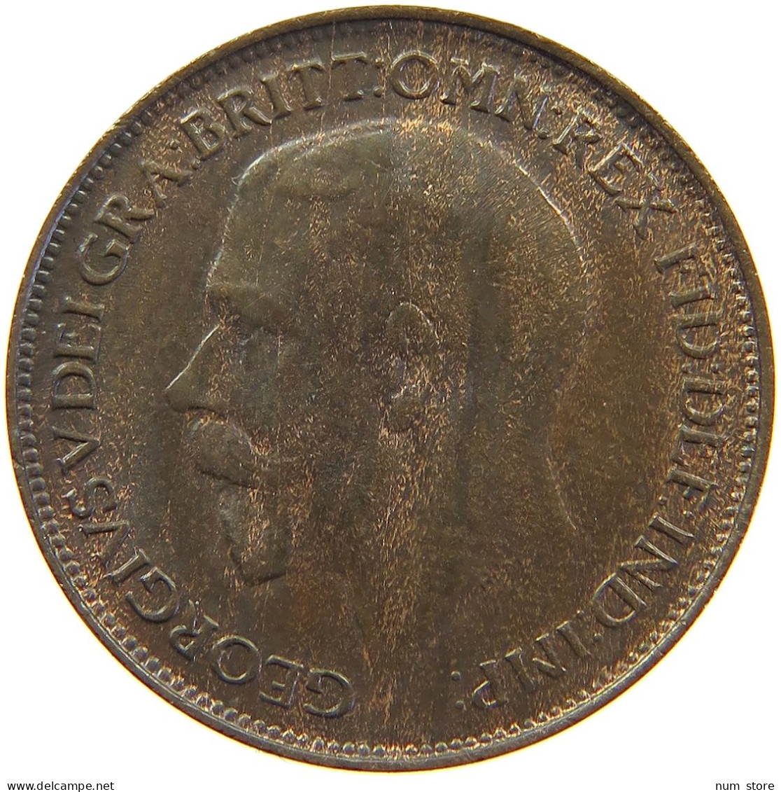 GREAT BRITAIN FARTHING 1923 George V. (1910-1936) #s024 0117 - B. 1 Farthing