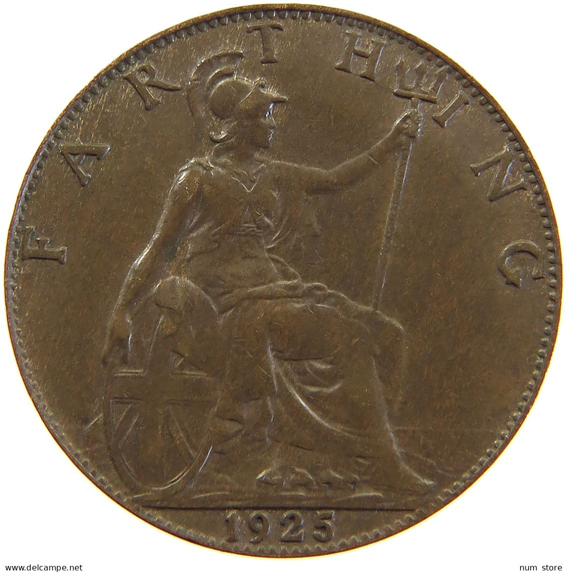 GREAT BRITAIN FARTHING 1925 George V. (1910-1936) #a066 0791 - B. 1 Farthing