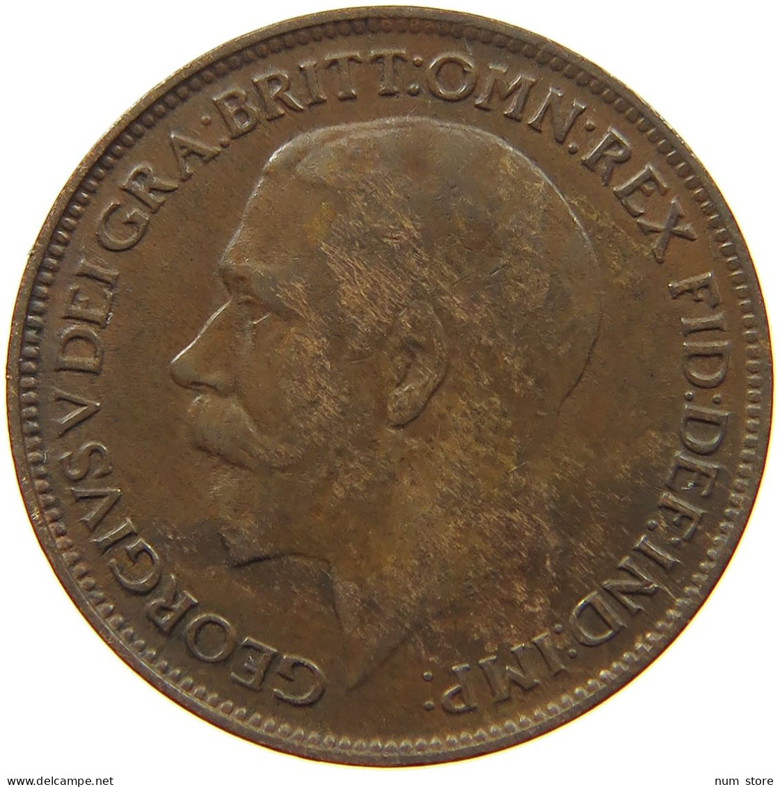 GREAT BRITAIN FARTHING 1923 George V. (1910-1936) #a093 0483 - B. 1 Farthing