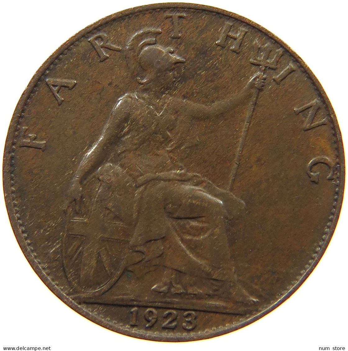 GREAT BRITAIN FARTHING 1923 George V. (1910-1936) #a093 0483 - B. 1 Farthing