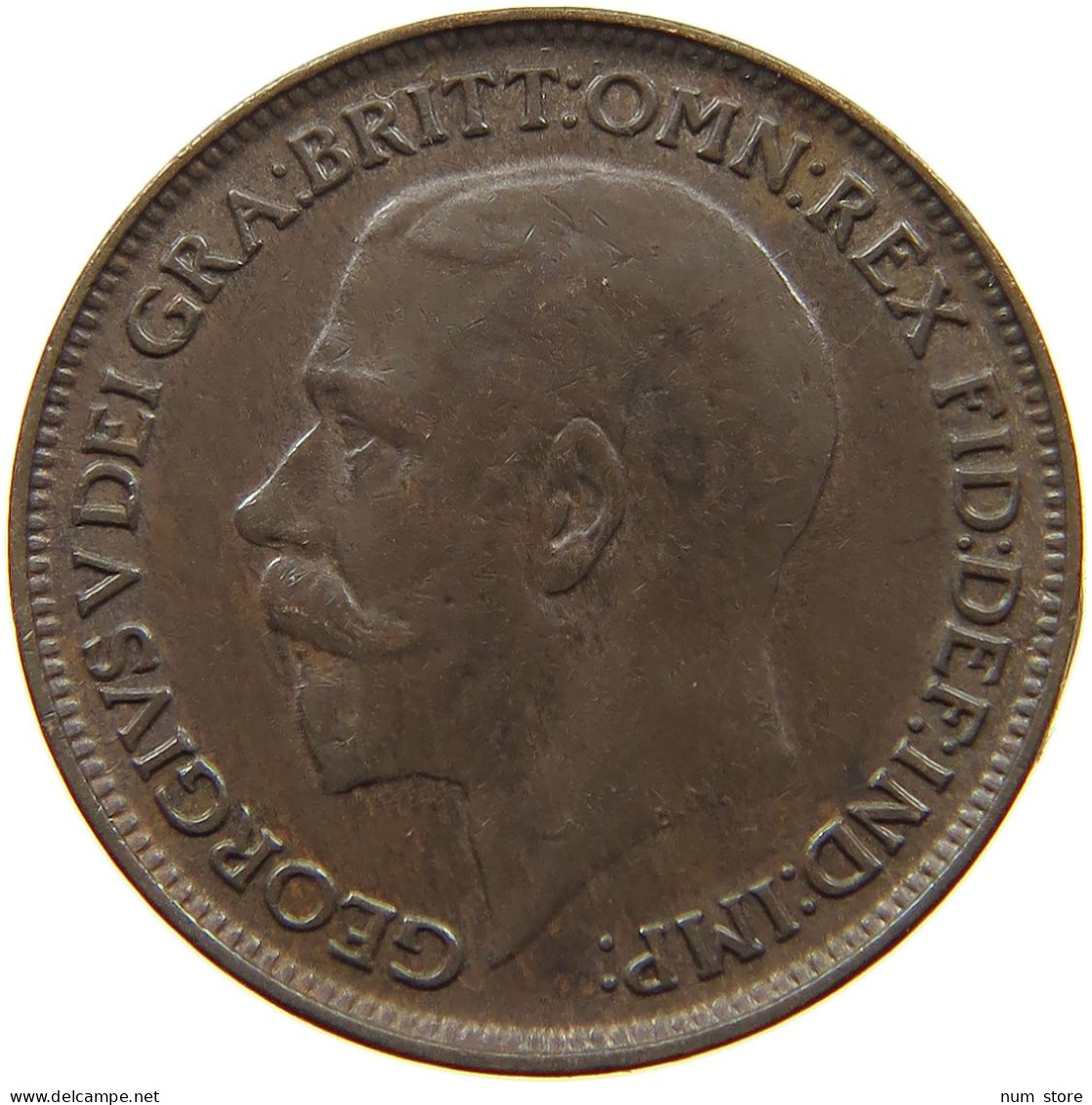GREAT BRITAIN FARTHING 1925 George V. (1910-1936) #a085 0475 - B. 1 Farthing