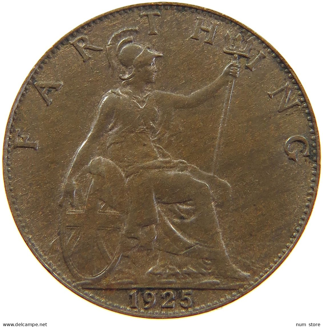 GREAT BRITAIN FARTHING 1925 George V. (1910-1936) #a011 1051 - B. 1 Farthing