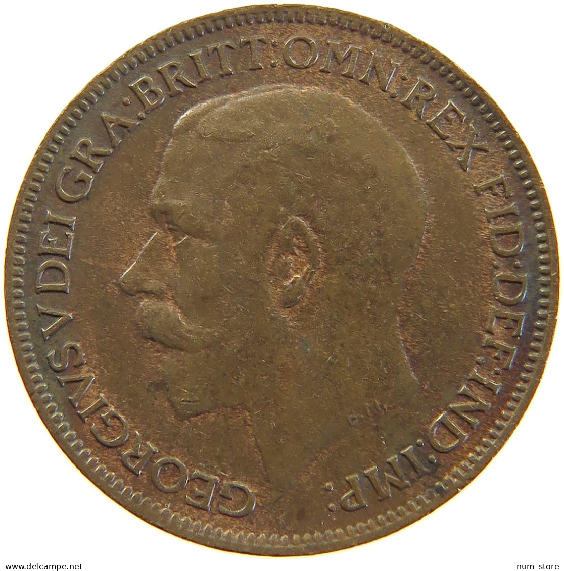 GREAT BRITAIN FARTHING 1923 George V. (1910-1936) #c050 0371 - B. 1 Farthing