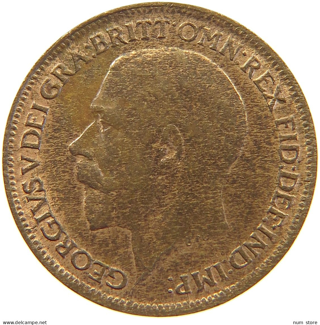 GREAT BRITAIN FARTHING 1921 George V. (1910-1936) #c063 0275 - B. 1 Farthing