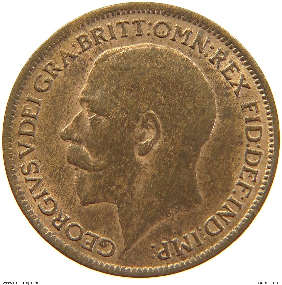 GREAT BRITAIN FARTHING 1920 George V. (1910-1936) #c063 0297 - B. 1 Farthing