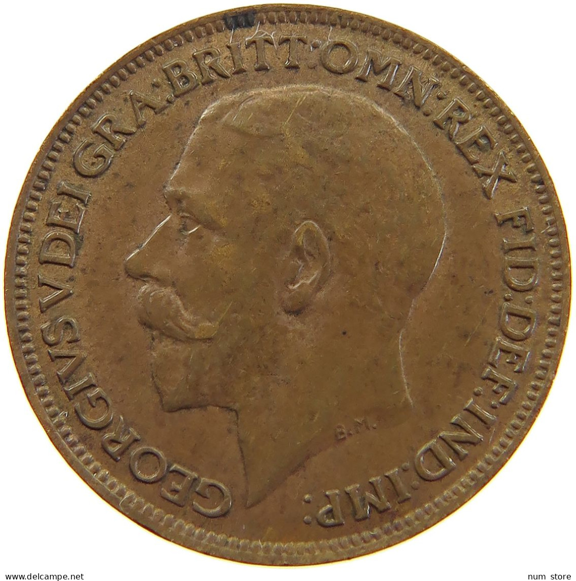 GREAT BRITAIN FARTHING 1921 George V. (1910-1936) #a011 1069 - B. 1 Farthing