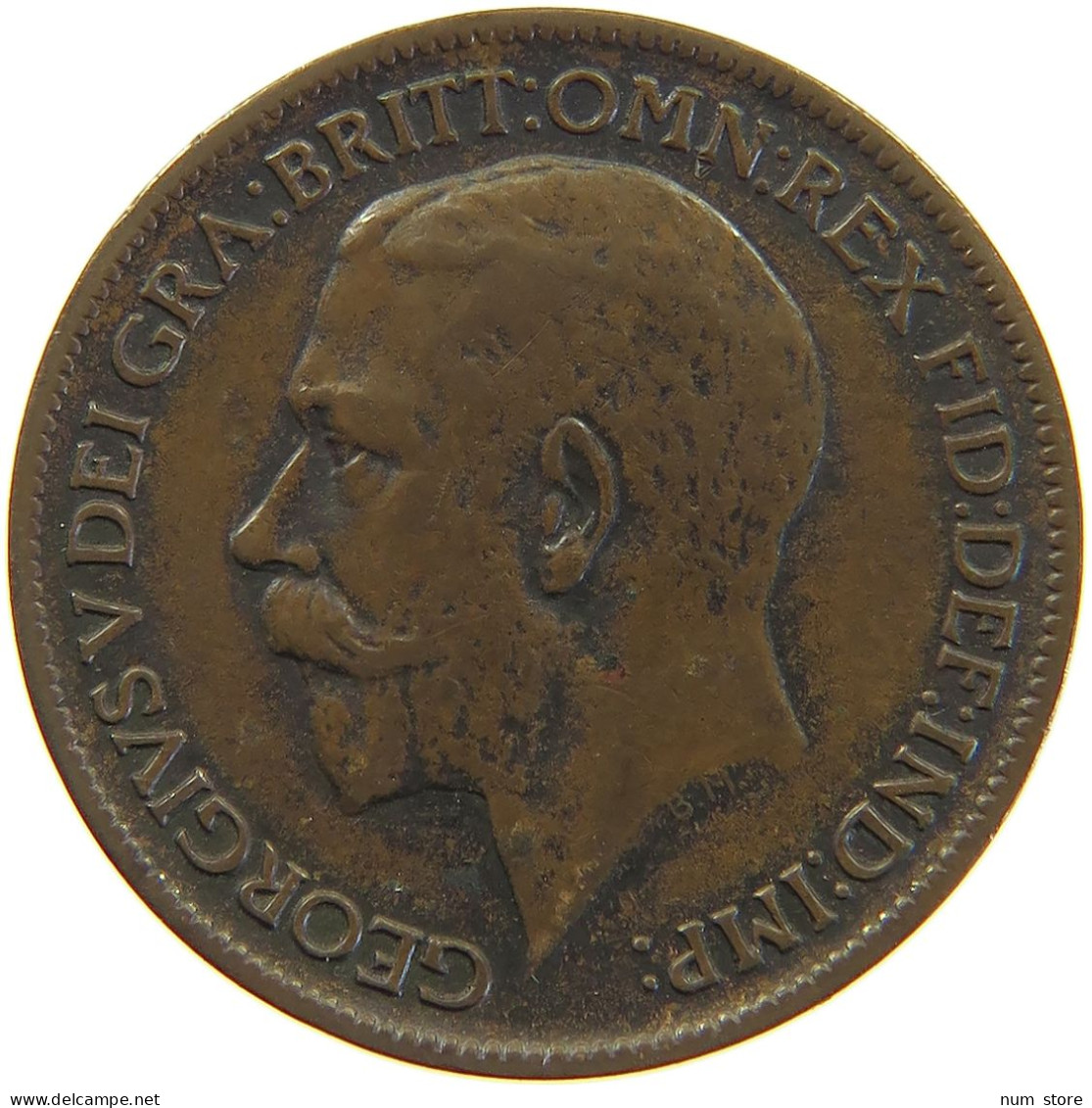 GREAT BRITAIN FARTHING 1912 George V. (1910-1936) #c050 0367 - B. 1 Farthing