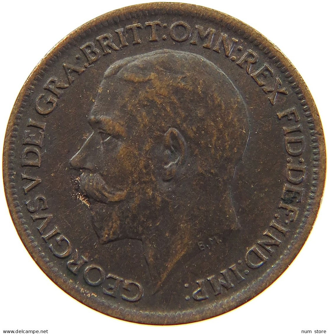 GREAT BRITAIN FARTHING 1916 George V. (1910-1936) #a011 1035 - B. 1 Farthing