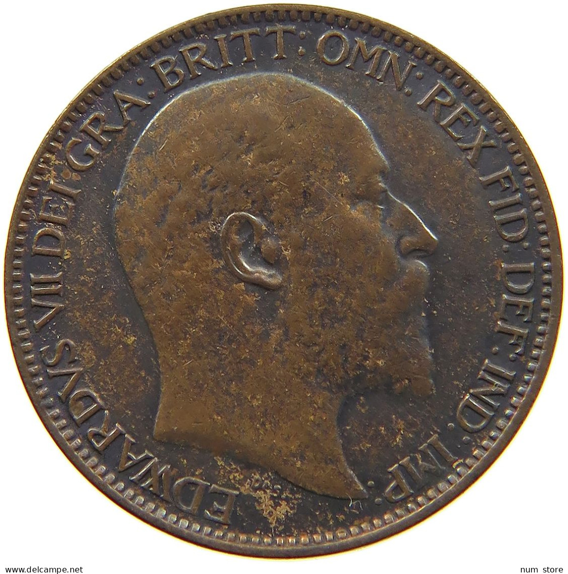 GREAT BRITAIN FARTHING 1910 George V. (1910-1936) #c006 0195 - B. 1 Farthing