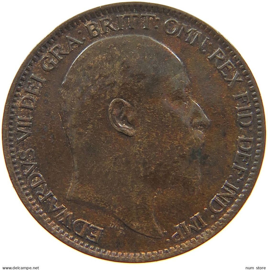 GREAT BRITAIN FARTHING 1905 Edward VII., 1901 - 1910 #t117 1121 - B. 1 Farthing