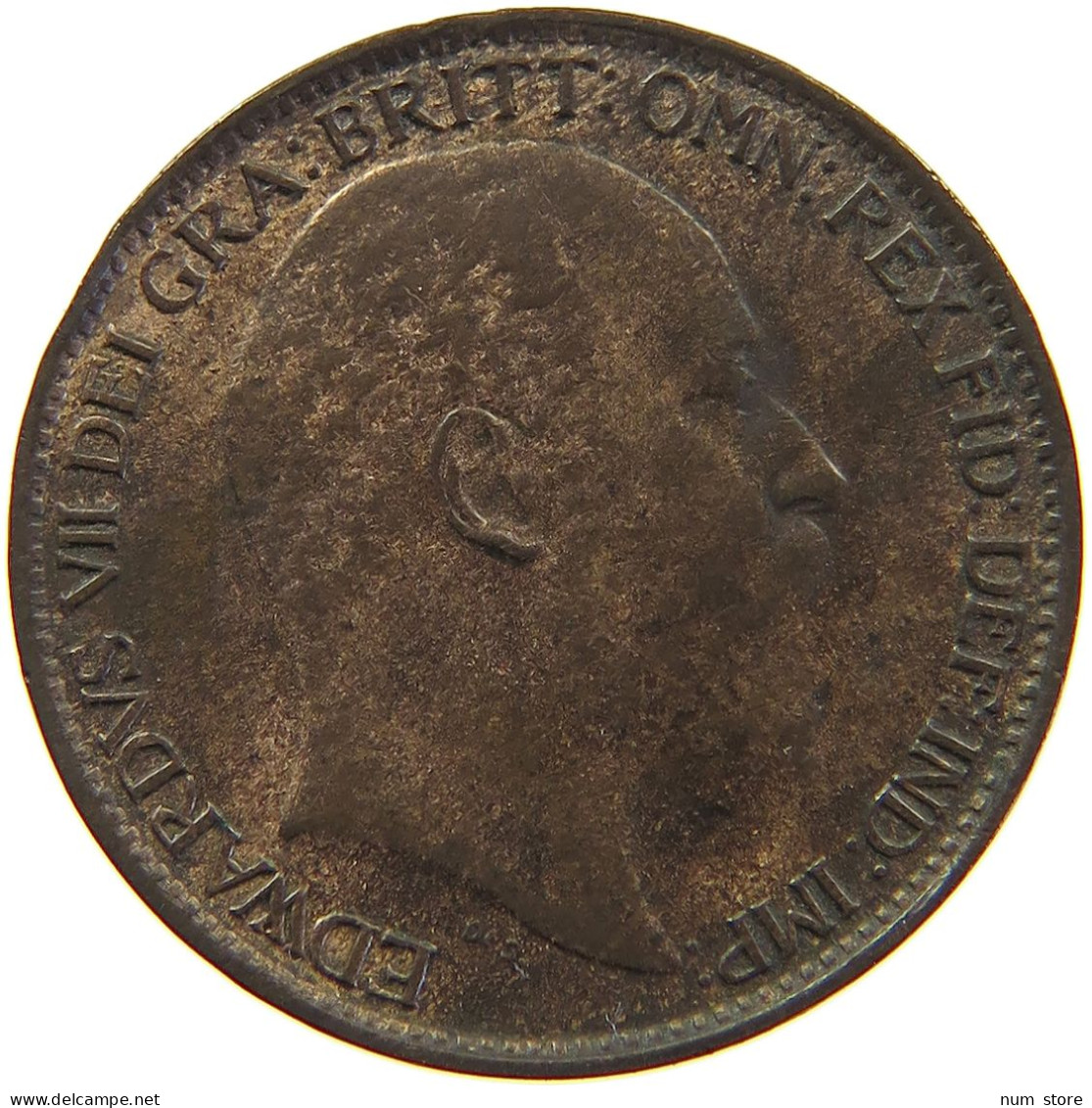 GREAT BRITAIN FARTHING 1903 Edward VII., 1901 - 1910 #s010 0007 - B. 1 Farthing