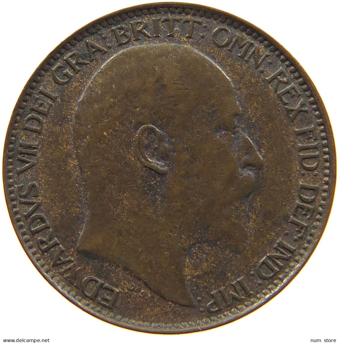 GREAT BRITAIN FARTHING 1905 Edward VII., 1901 - 1910 #c011 0235 - B. 1 Farthing