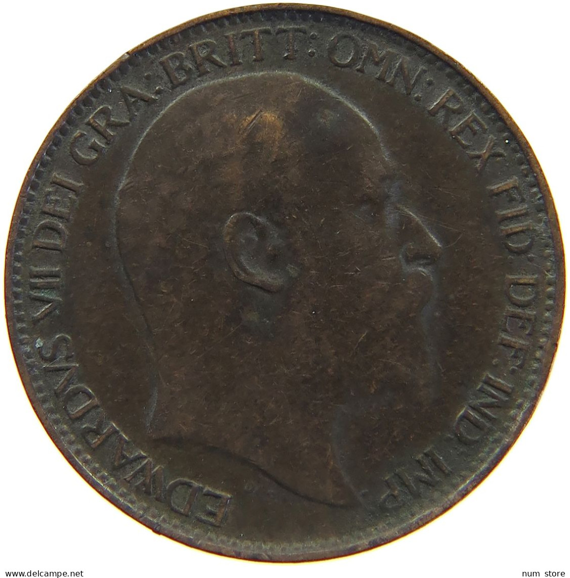 GREAT BRITAIN FARTHING 1903 Edward VII., 1901 - 1910 #c050 0333 - B. 1 Farthing