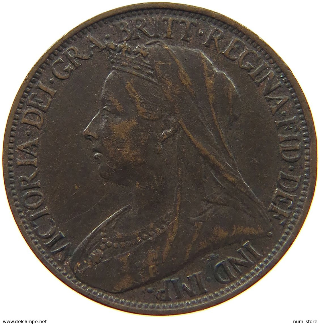 GREAT BRITAIN FARTHING 1901 Victoria 1837-1901 #c006 0199 - B. 1 Farthing