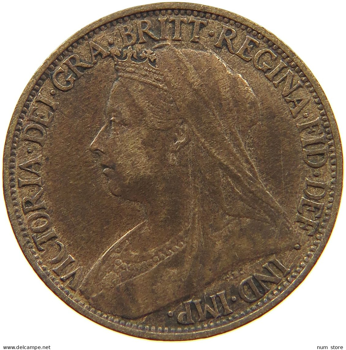 GREAT BRITAIN FARTHING 1901 Victoria 1837-1901 #a011 0919 - B. 1 Farthing
