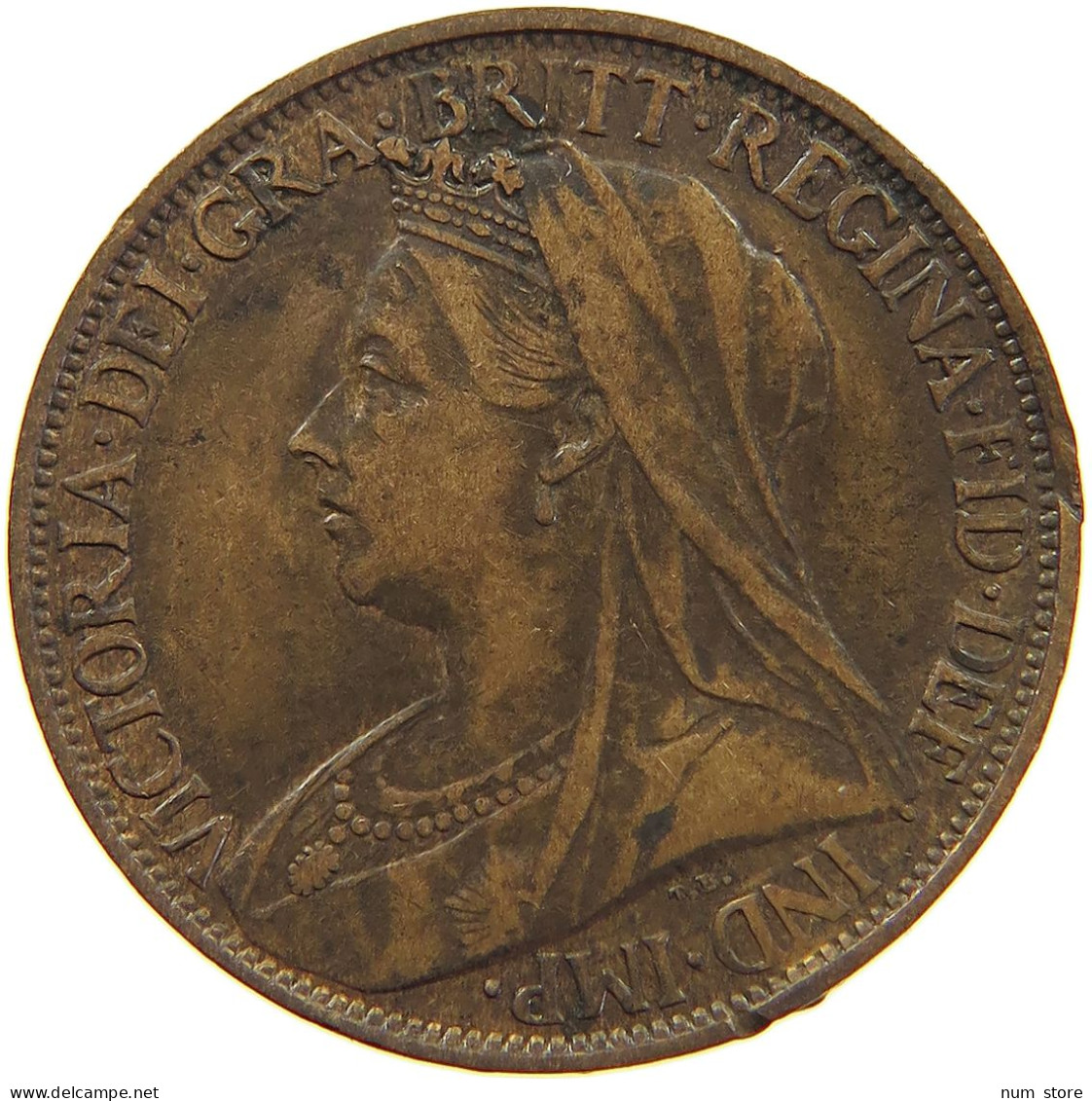 GREAT BRITAIN FARTHING 1896 Victoria 1837-1901 #a011 0997 - B. 1 Farthing