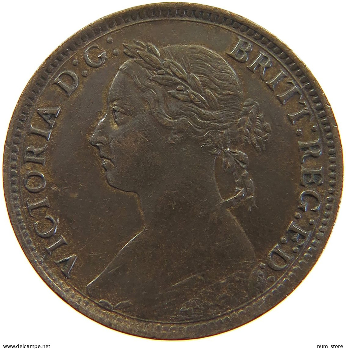 GREAT BRITAIN FARTHING 1894 Victoria 1837-1901 #a066 0813 - B. 1 Farthing