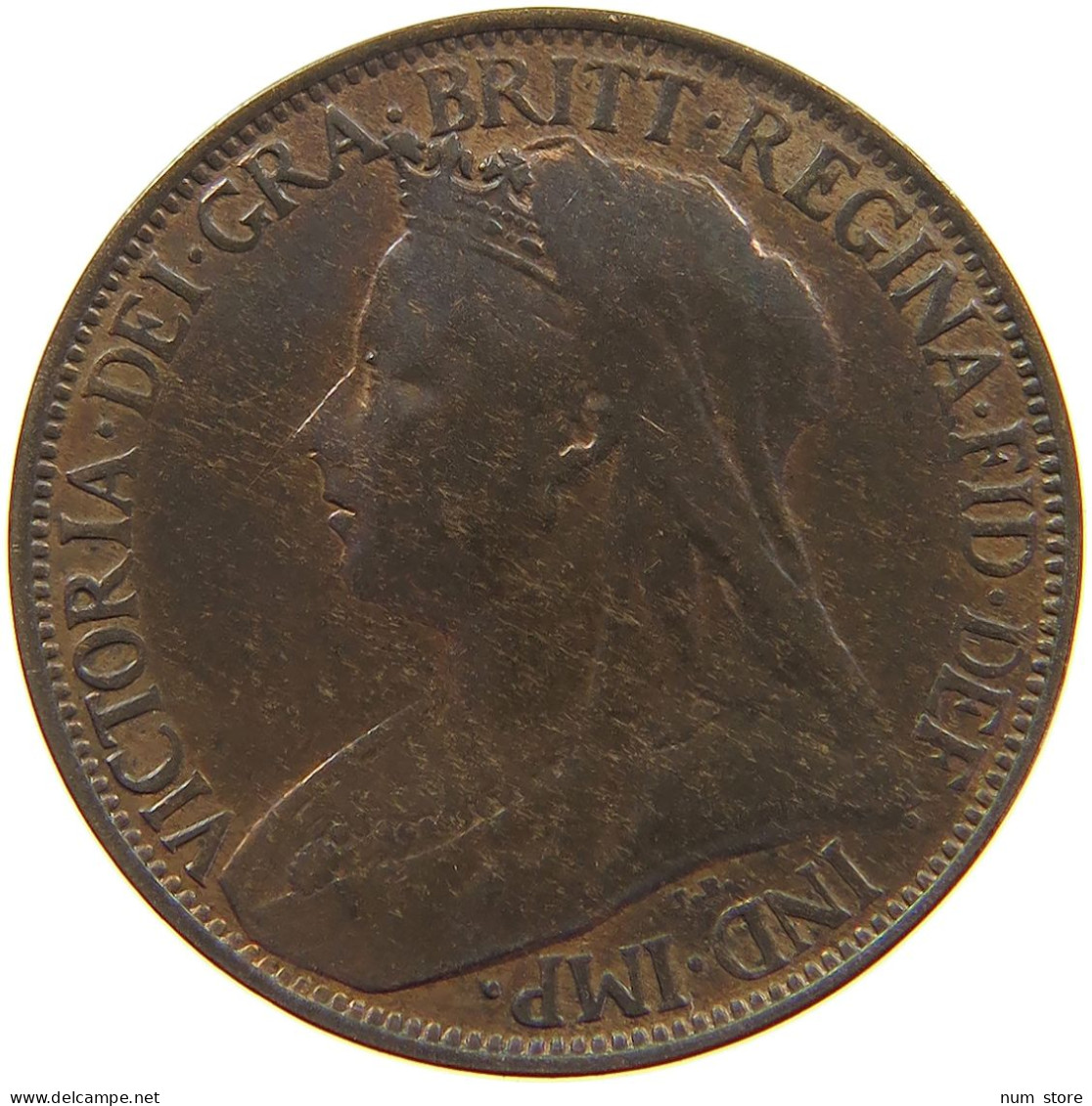 GREAT BRITAIN FARTHING 1895 Victoria 1837-1901 #a085 0625 - B. 1 Farthing