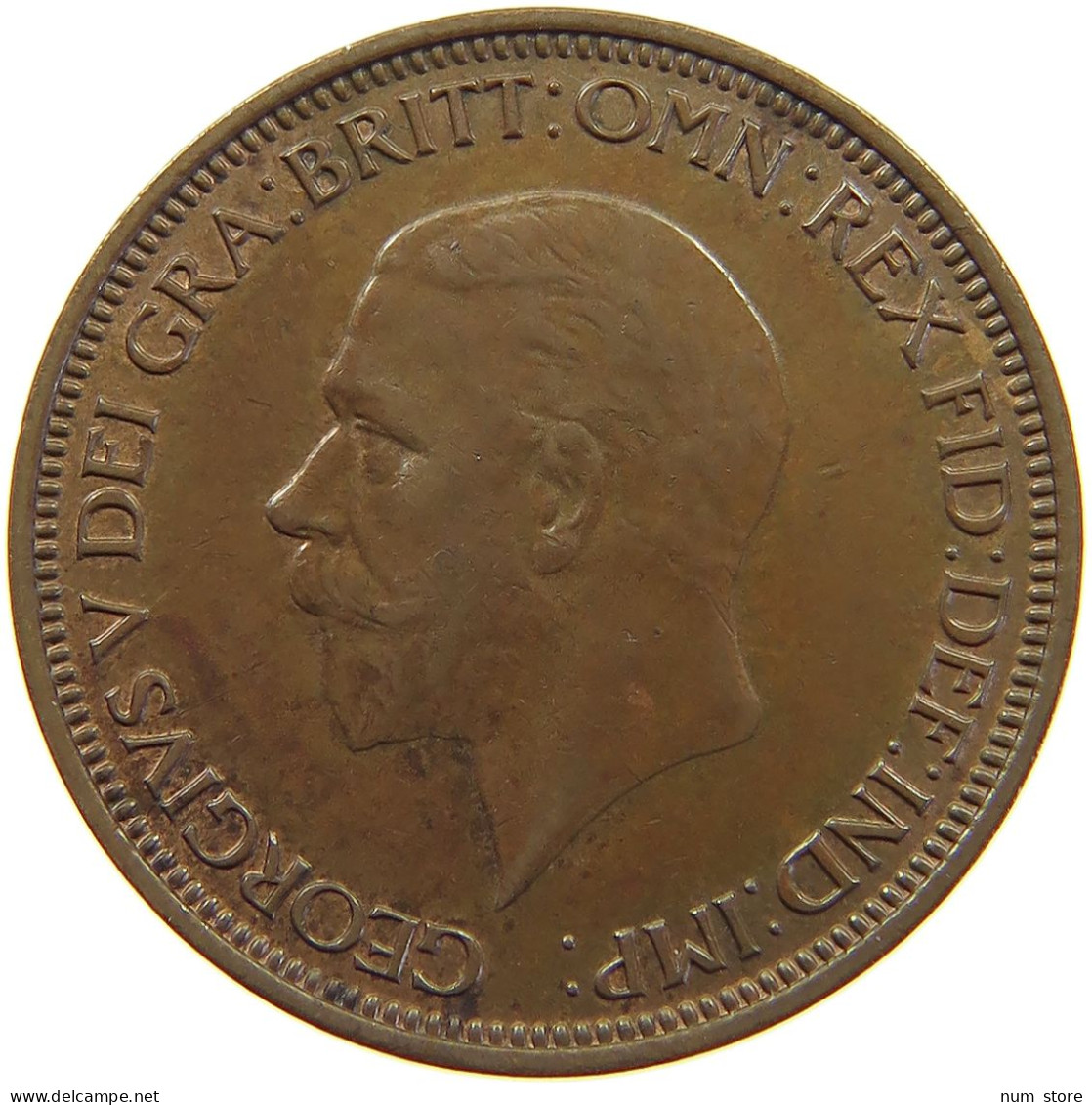 GREAT BRITAIN HALFPENNY 1936 George VI. (1936-1952) #c061 0043 - C. 1/2 Penny