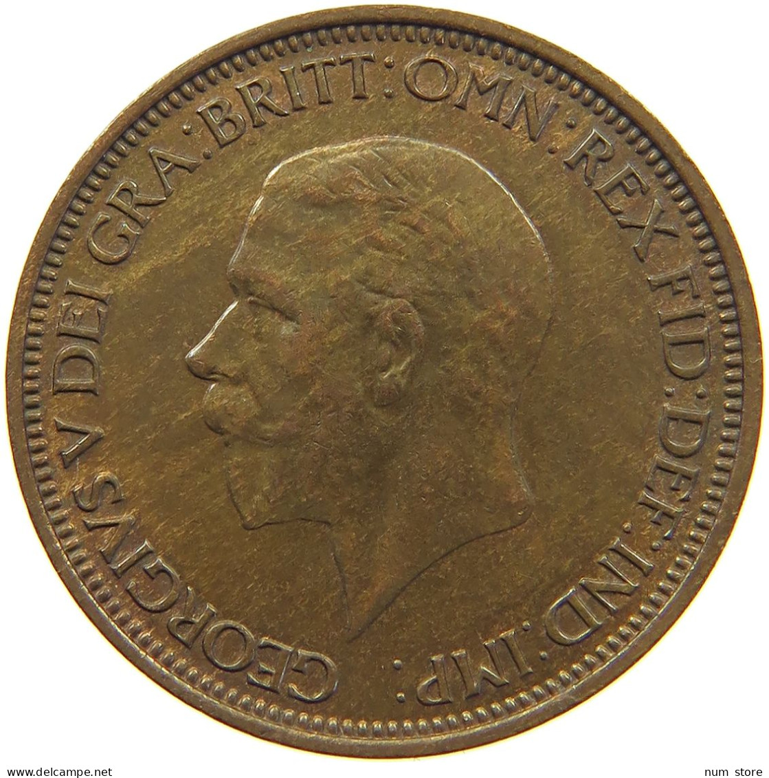 GREAT BRITAIN HALFPENNY 1936 George VI. (1936-1952) #c032 0605 - C. 1/2 Penny