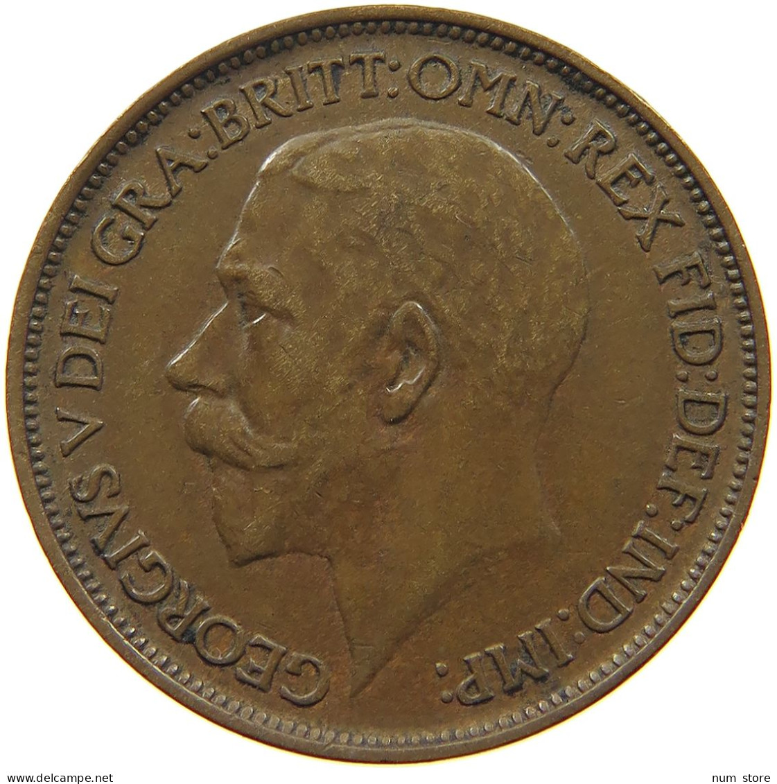 GREAT BRITAIN HALFPENNY 1912 George V. (1910-1936) #a031 0107 - C. 1/2 Penny