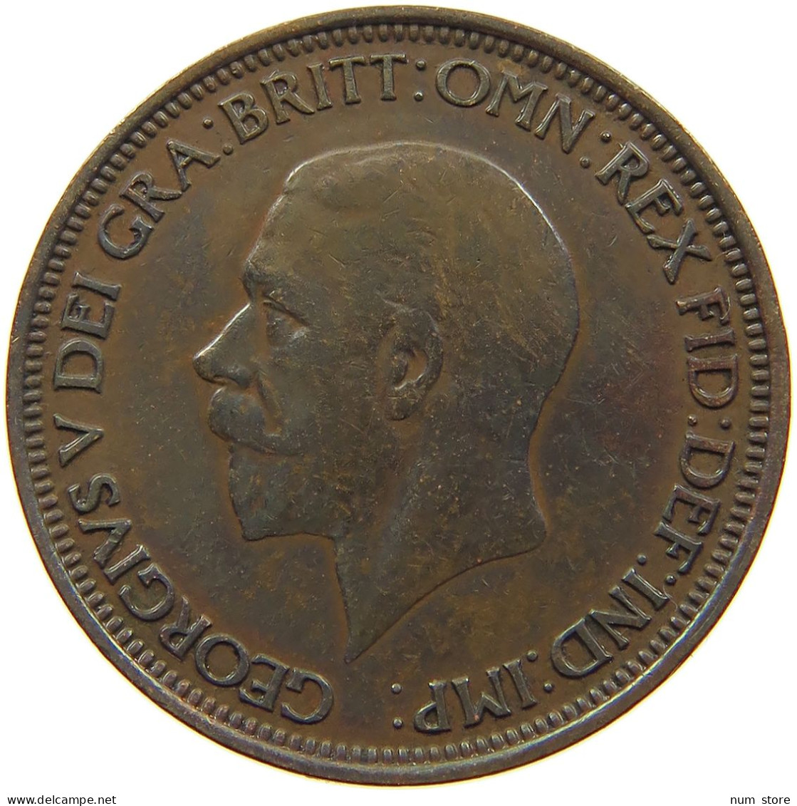 GREAT BRITAIN HALFPENNY 1931 George V. (1910-1936) #a094 0747 - C. 1/2 Penny