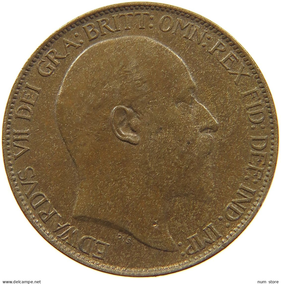 GREAT BRITAIN HALFPENNY 1910 George V. (1910-1936) #c018 0131 - C. 1/2 Penny