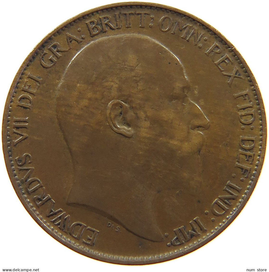 GREAT BRITAIN HALFPENNY 1910 George V. (1910-1936) #c061 0035 - C. 1/2 Penny