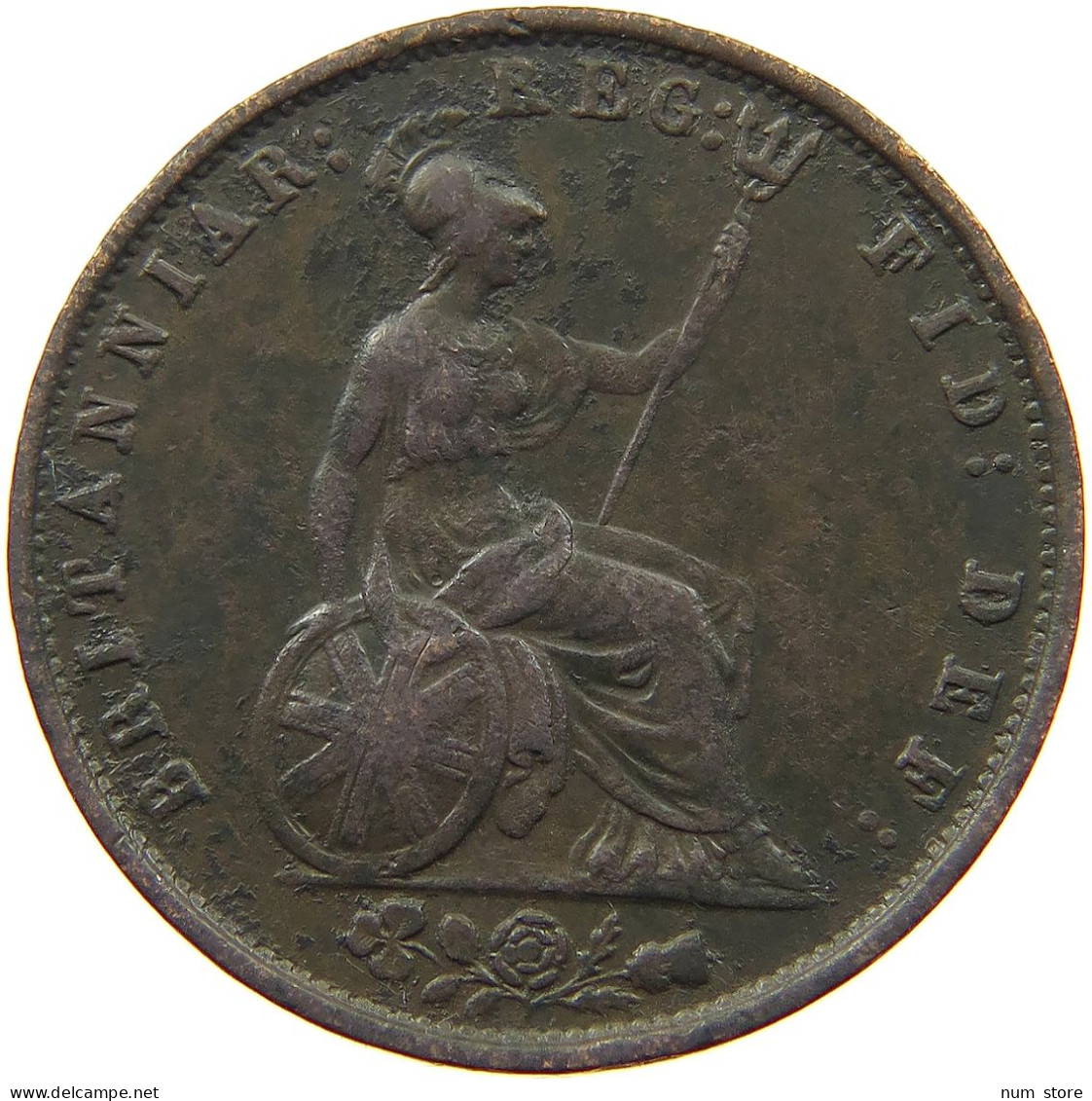 GREAT BRITAIN HALFPENNY 1853 Victoria 1837-1901 #a008 0133 - C. 1/2 Penny