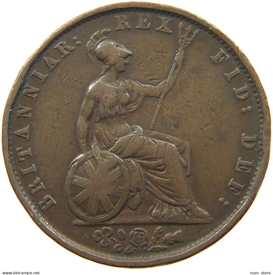 GREAT BRITAIN HALFPENNY 1831 WILLIAM IV. (1830-1837) #a031 0397 - C. 1/2 Penny