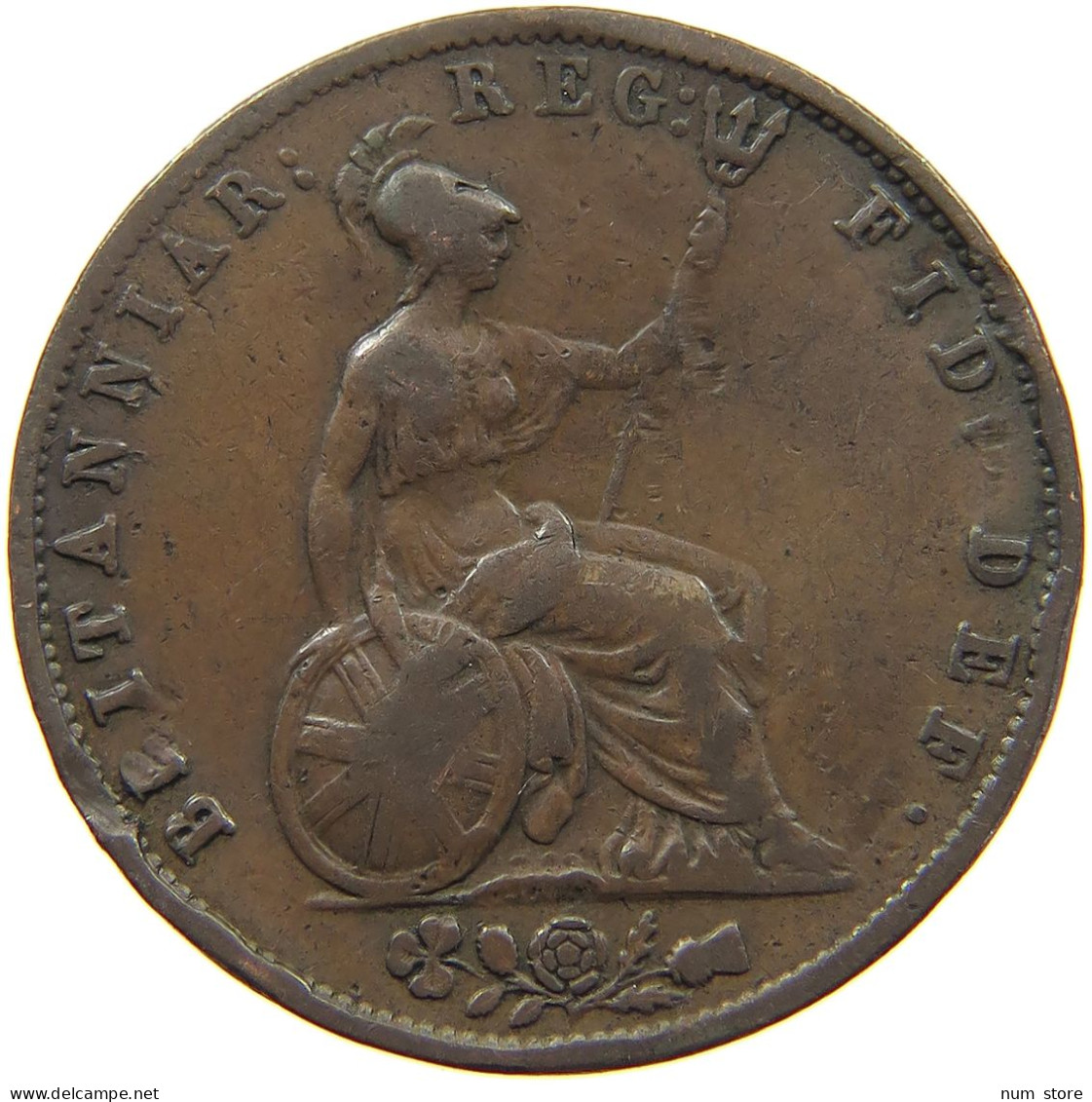 GREAT BRITAIN HALFPENNY 1853 Victoria 1837-1901 #a066 0105 - C. 1/2 Penny