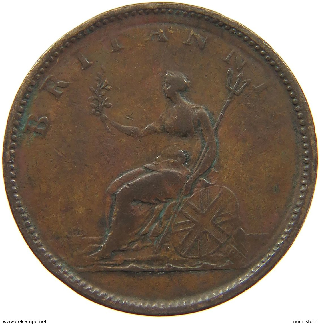 GREAT BRITAIN HALFPENNY 1806 GEORGE III. 1760-1820 #c021 0173 - B. 1/2 Penny