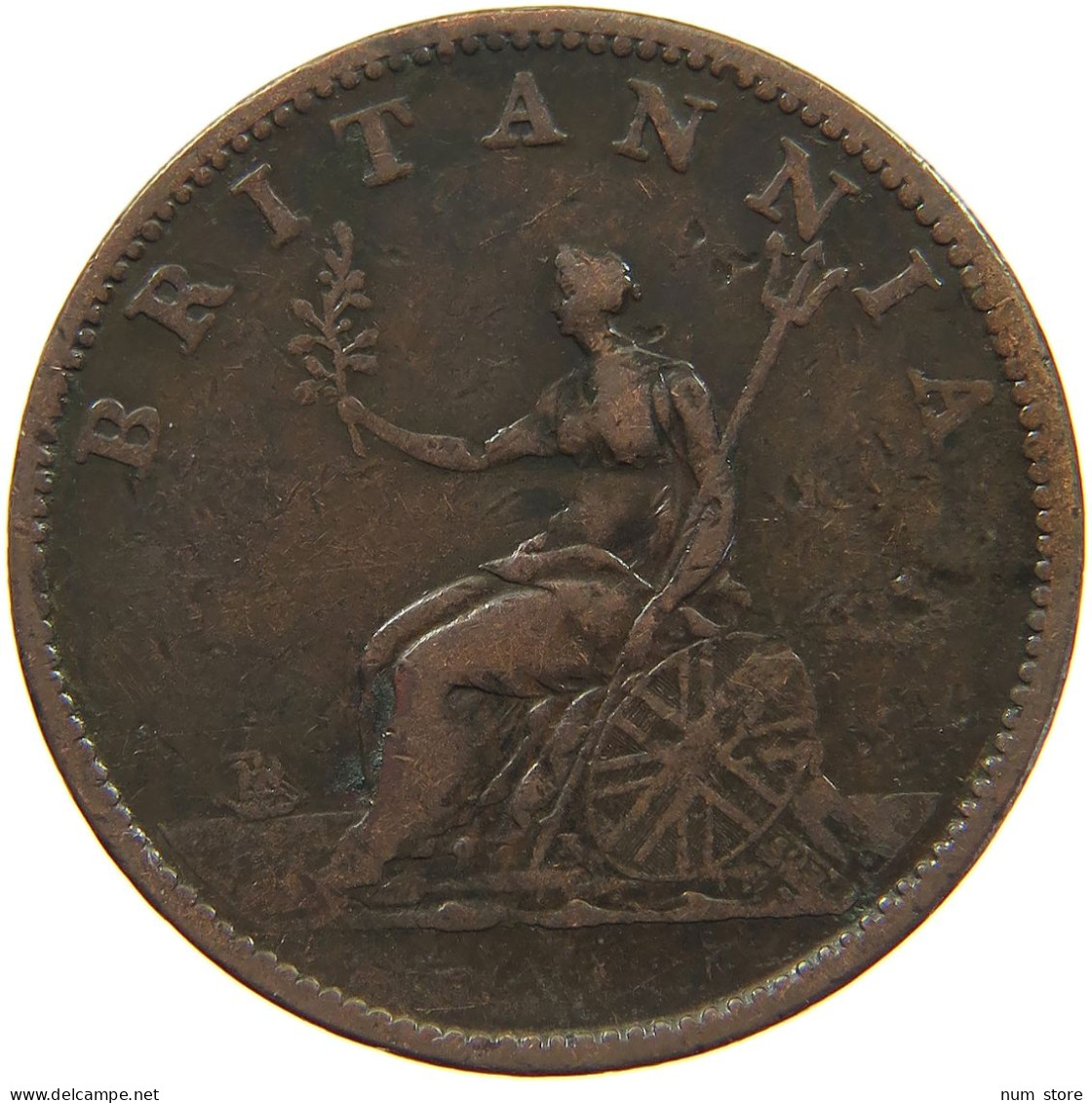 GREAT BRITAIN HALFPENNY 1806 GEORGE III. 1760-1820 #c035 0001 - B. 1/2 Penny