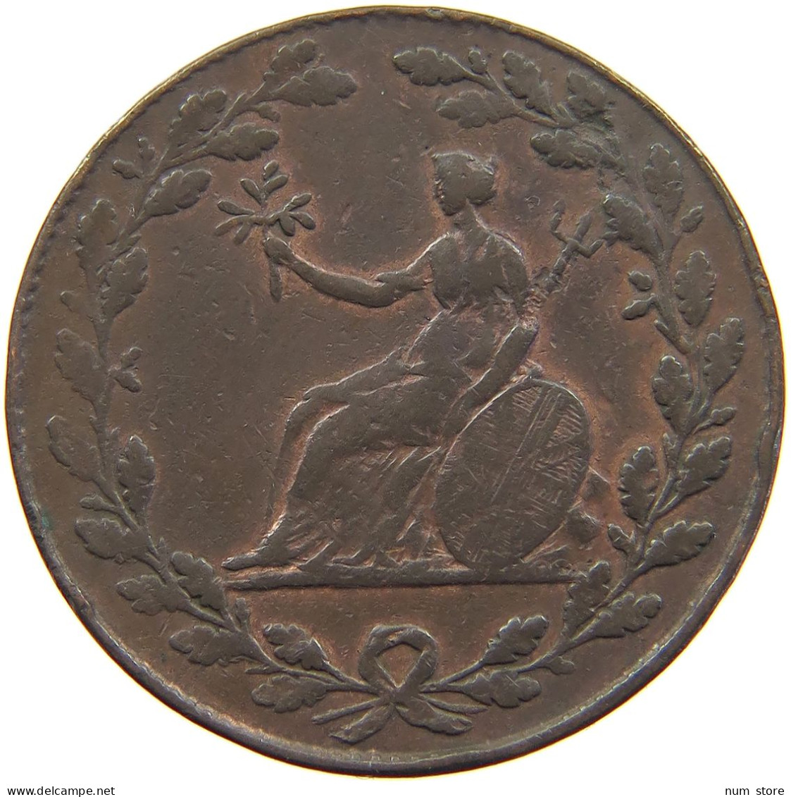 GREAT BRITAIN HALFPENNY  TOKEN BRUTUS #t001 0307 - Other & Unclassified