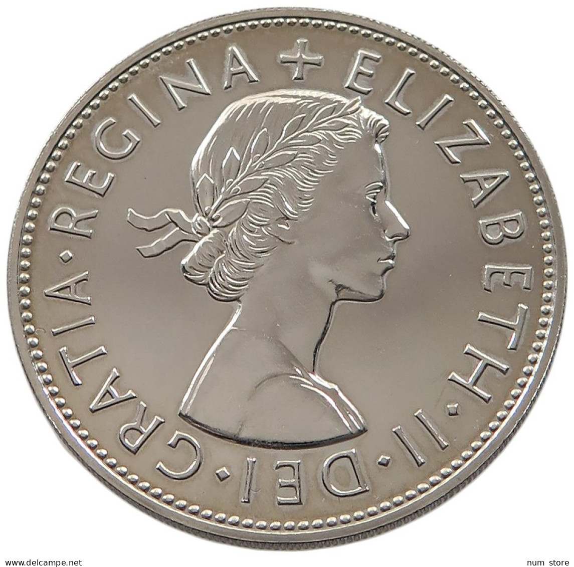 GREAT BRITAIN HALFCROWN 1970 Elisabeth II. (1952-) #alb053 0355 - K. 1/2 Crown