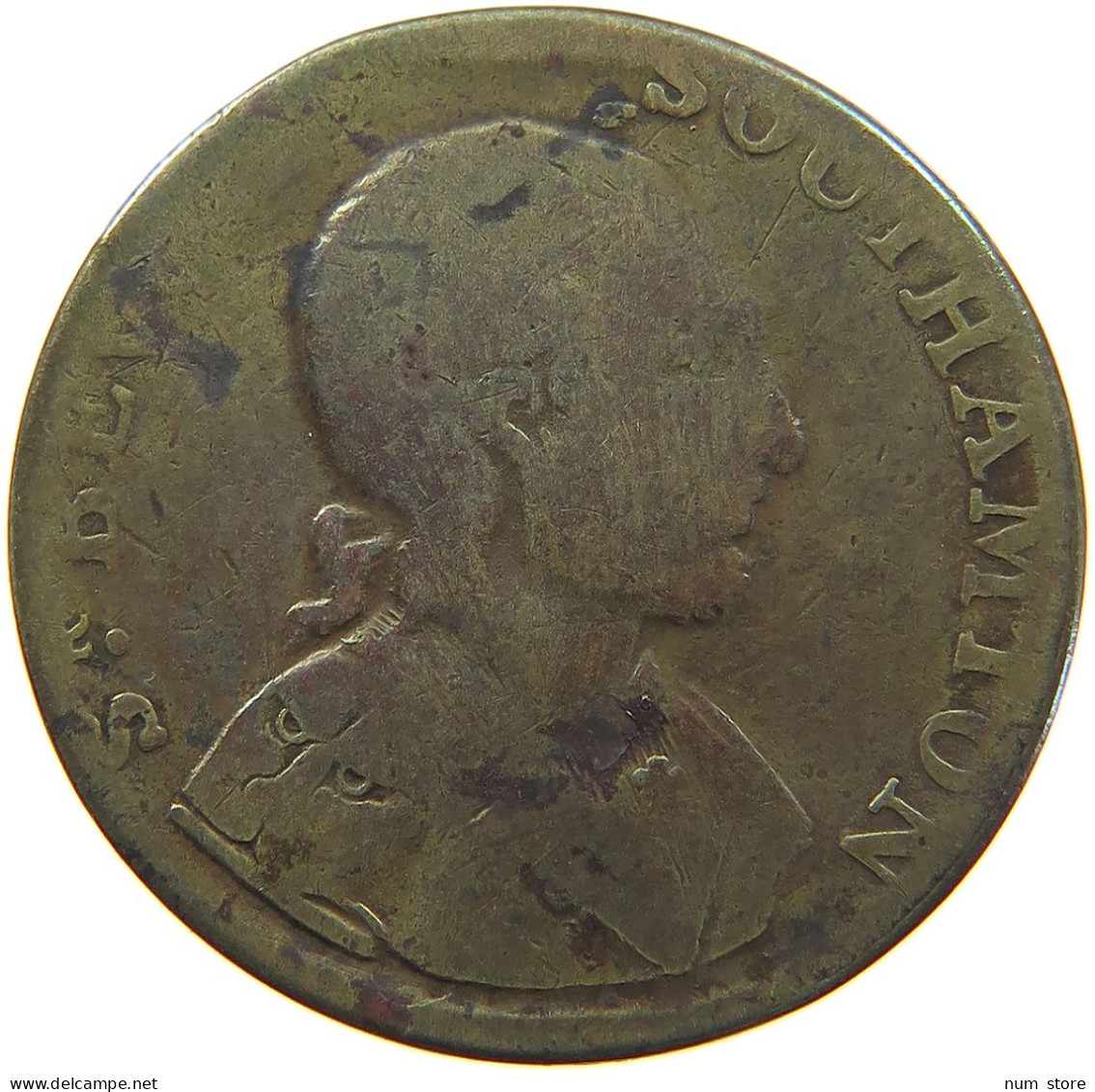 GREAT BRITAIN HALFPENNY  BEVOIS SOUTHAMPTON NORTH WALES #a050 0687 - Altri & Non Classificati