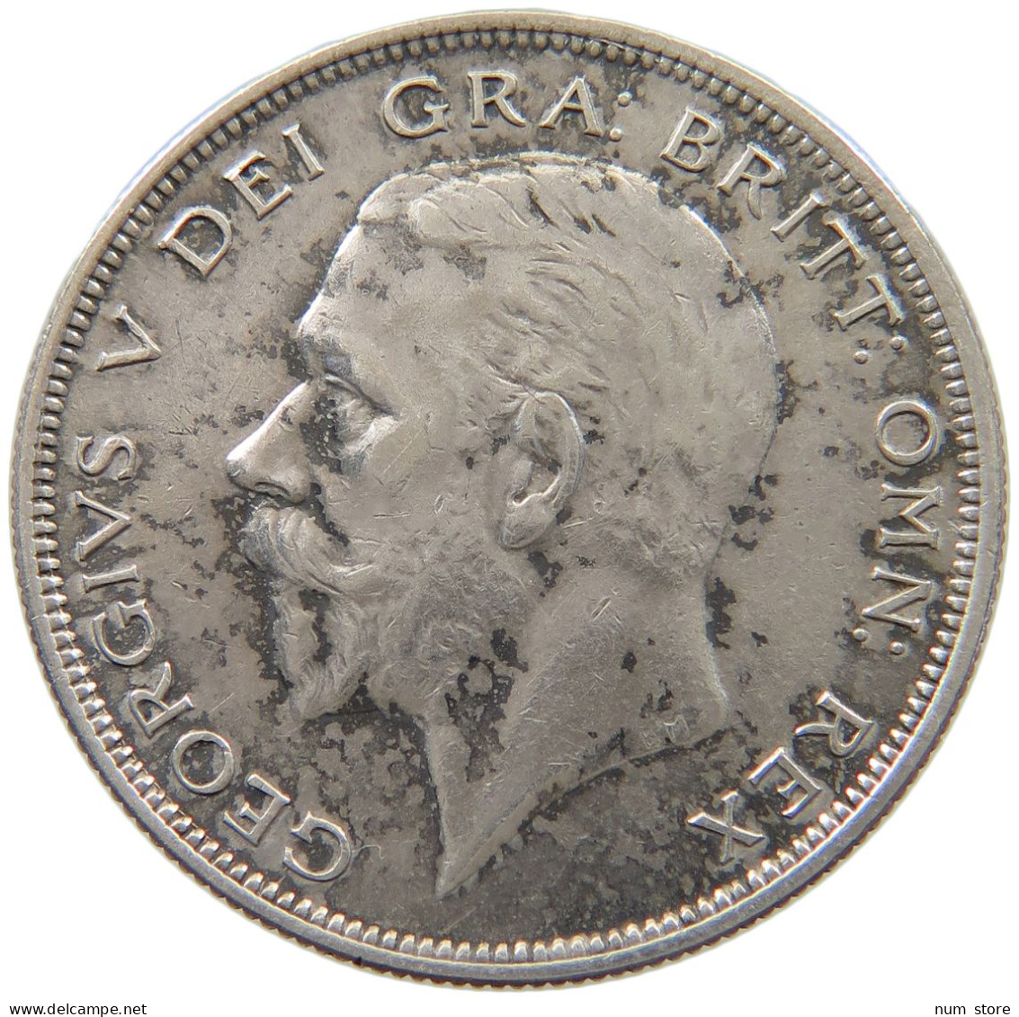 GREAT BRITAIN HALFCROWN 1929 George V. (1910-1936) #c080 0011 - K. 1/2 Crown