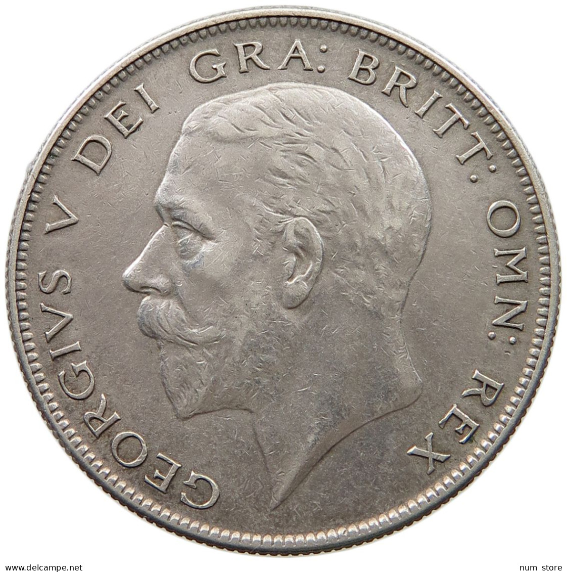 GREAT BRITAIN HALFCROWN 1929 George V. (1910-1936) #t085 0427 - K. 1/2 Crown