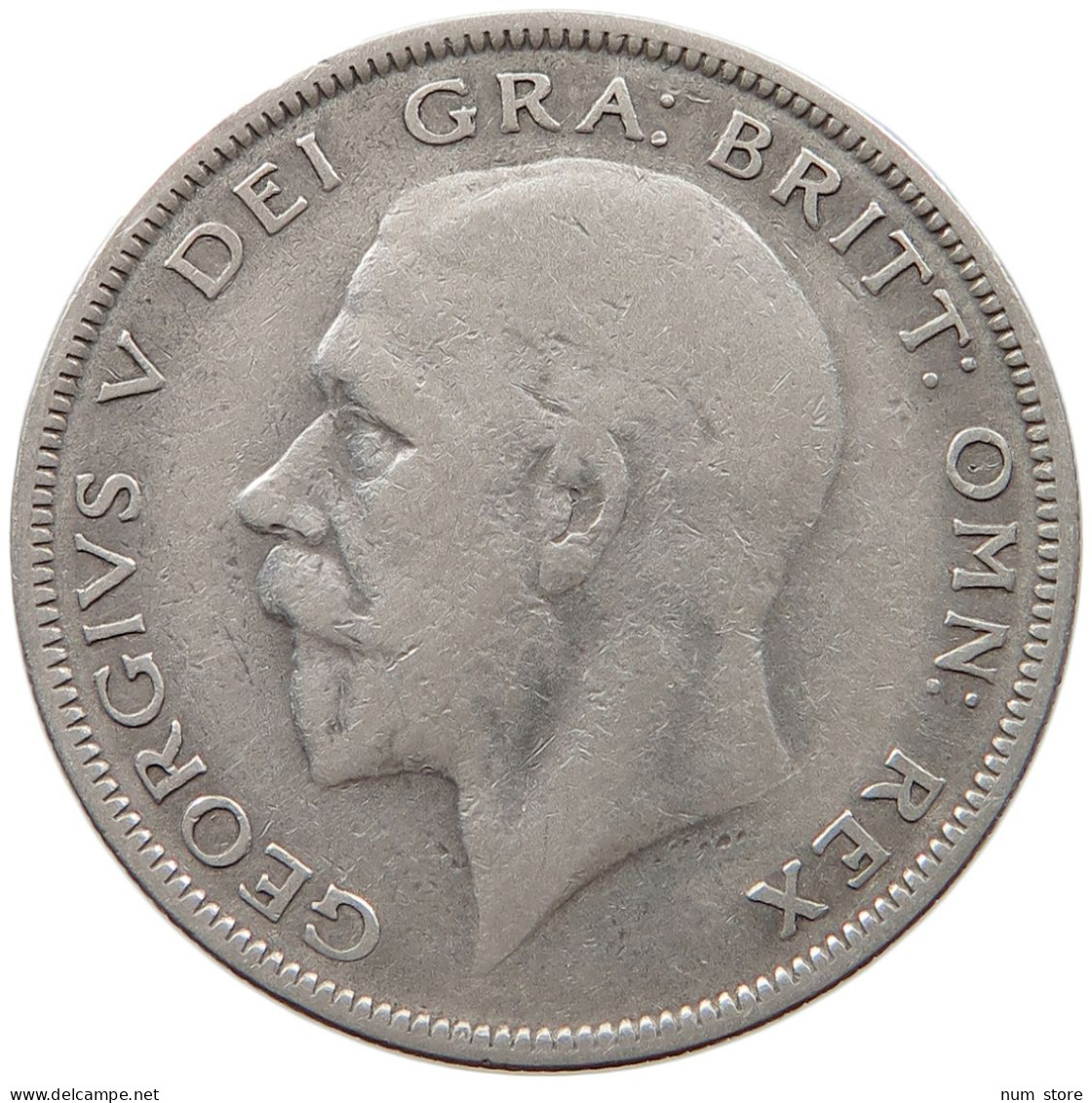 GREAT BRITAIN HALFCROWN 1928 George V. (1910-1936) #c068 0309 - K. 1/2 Crown