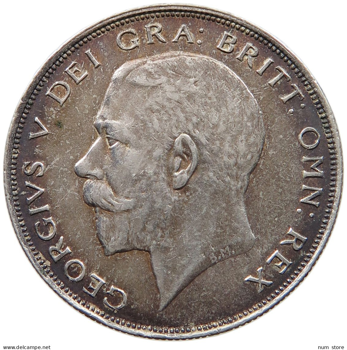 GREAT BRITAIN HALFCROWN 1923 George V. (1910-1936) #t085 0429 - K. 1/2 Crown