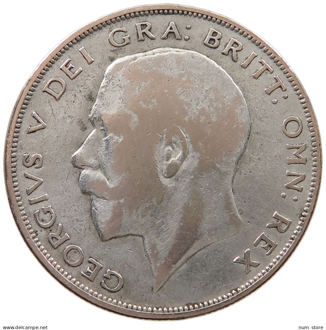 GREAT BRITAIN HALFCROWN 1923 George V. (1910-1936) #a057 0675 - K. 1/2 Crown